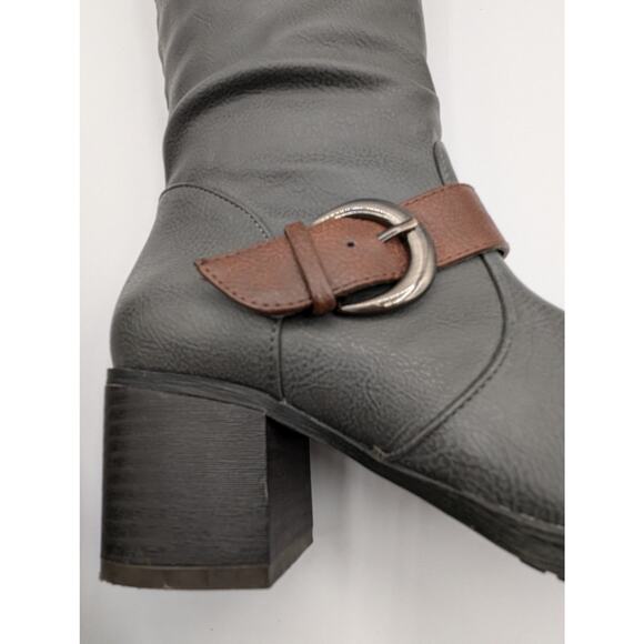 Natural Soul Riding Boot 6M Naturalizer Zahara Faux Leather Vegan - Picture 9 of 10